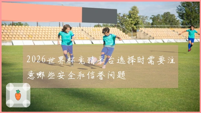 2026世界杯竞猜平台选择时需要注意哪些安全和信誉问题